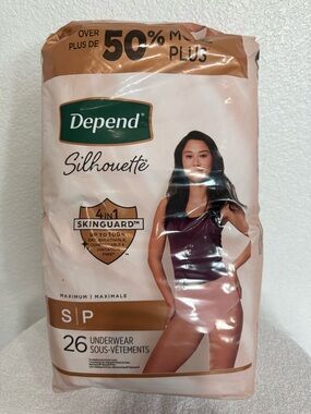 Depend 4IN1 SKINGUARD UP TO 100% DRY, BREATHABLE, COMFORTABLE & IRRITATION FREE